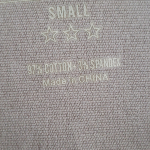 🍊Khaki distressed Stretch jean jacket S - Picture 6 of 7